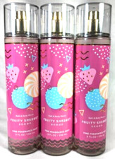 3 BATH  BODY WORKS FRUITY SHERBET SCOOP FINE FRAGRANCE MIST SPRAYS NEW