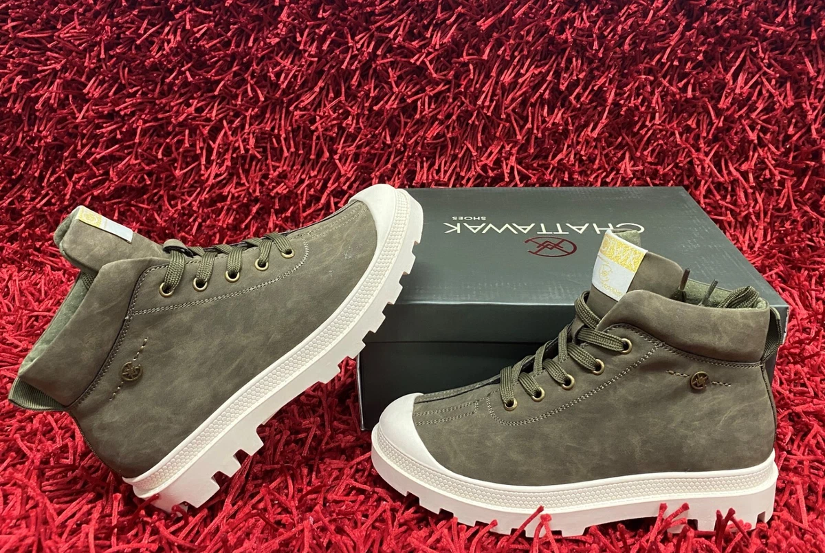 Chaussures montantes Femme Chattawak taille 38 kaki Neuf