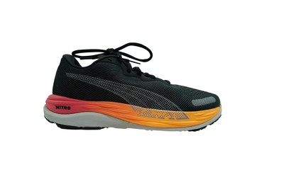 Puma Men's Velocity Nitro 2 Running Shoes Black Sunset Glow Size 8.5