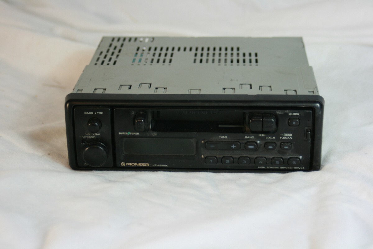 VINTAGE PIONEER CAR RADIO CASSETTE KEH-2550 SUPER TUNER | eBay