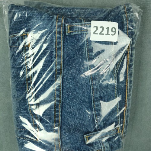 Jeans Lucky Brand 181 relaxed dritto uomo 30x30 lavaggio medio baffi sbiaditi - Foto 14 di 14