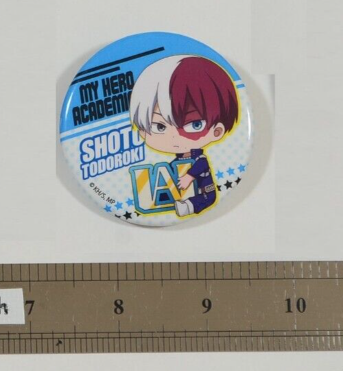 Scratches stain) My Hero Academia Shoto Todoroki Can Badge 5.5cm