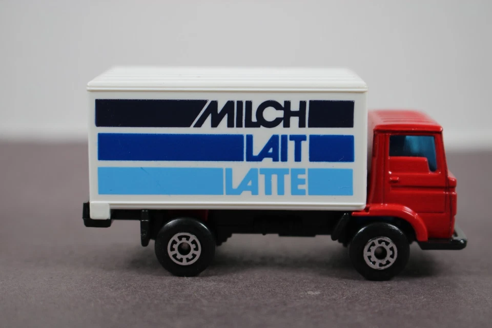 ERROR Vintage 1982 Matchbox Dodge Commando Kellogg's & Milch Lait Truck 1:77 Foto 3 de 4