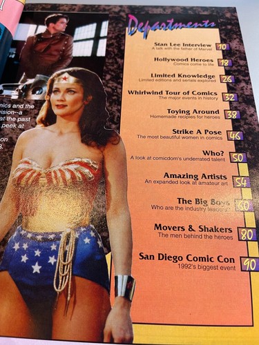 1992 Wizard Magazine The Guide To Comics Special Edition With Foldout Cover - Picture 4 of 4