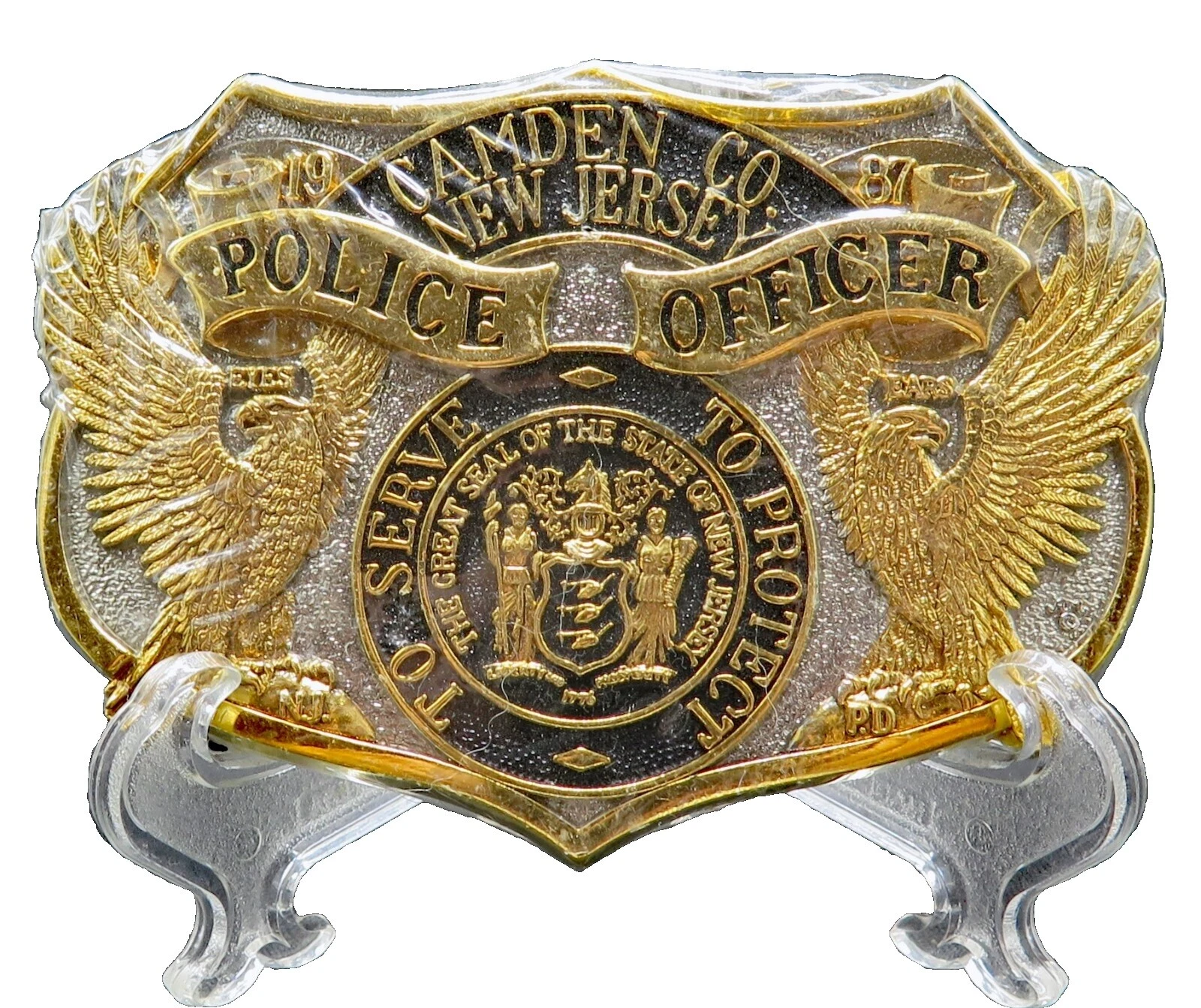 Fivelas de Cinto Vintage Profissional Folheado a Prata