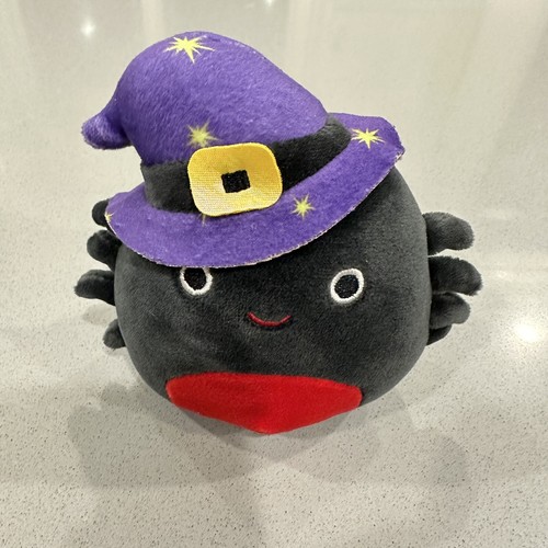5" inch Bella the Spider Squishmallows Halloween Witch Hat Plush Mini