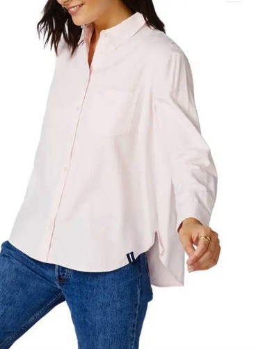 CAMICIA CON BOTTONI COURT & ROWE LOGO RICAMATO COTONE/MODAL ROSA CHAMBRAY. TG M - Foto 3 di 14