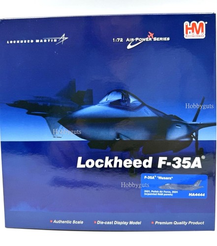 Hobby Master HA4444, F-35A "Husarz" 3501, Polish Air Force, 2024 (w/painted RAM) - Picture 2 of 5