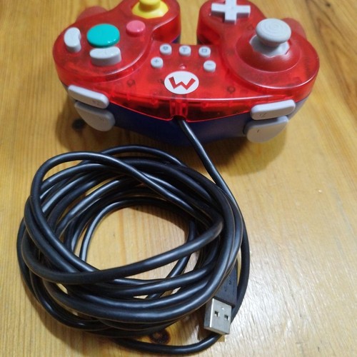 Nintendo Switch GameCube Classic Controller Hori Super Mario - Clear Red - Picture 5 of 6