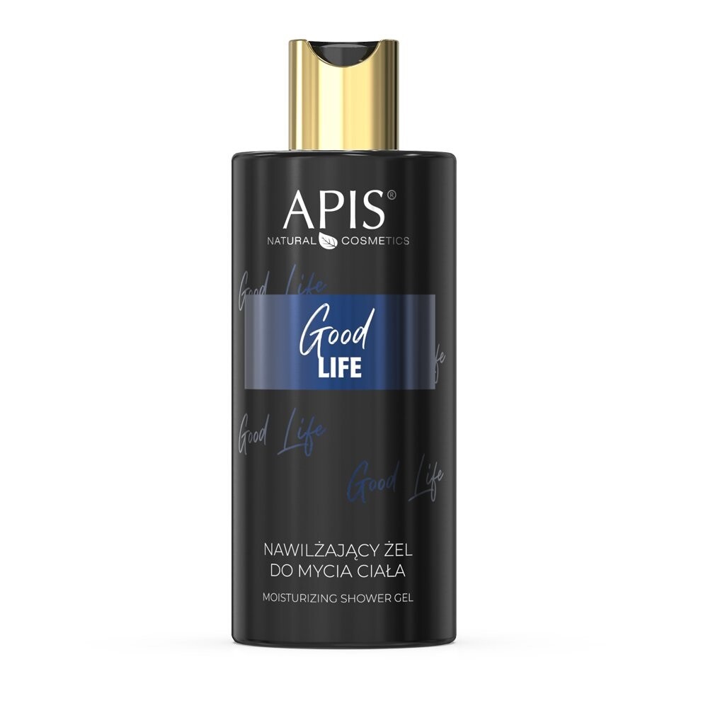 Apis Good Life Moisturising Shower Gel Hyaluronic Acid Gentle Cleansing 300ml