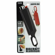 Lighter Case For Bic lighter/Carabiner Bottle Opener 3 in 1 