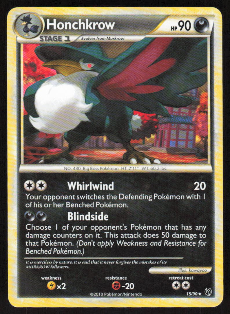 Pokemon TCG Supreme Victors #29 Honchkrow LP