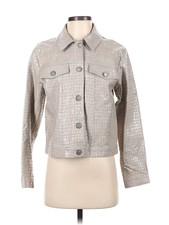 J.o.a. Just One Answer Women Silver Jacket Xs