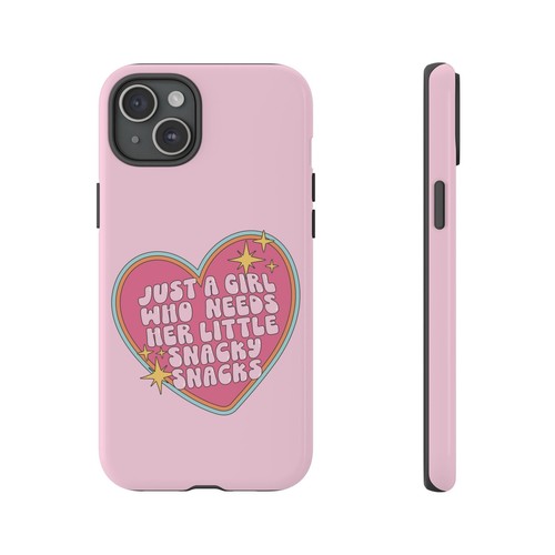 Cute Phone Case for Snack Lovers, Just a Girl Who Needs Her Little Snacky - 第 17/45 張圖片