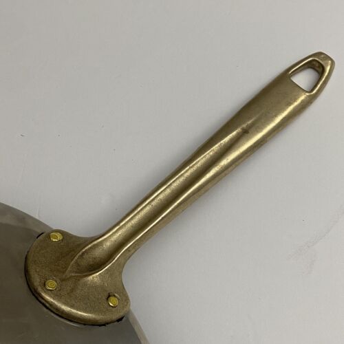Vintage Paul Revere Ware 1801 10,5" Messing Edelstahl Pfanne Bratpfanne LESEN - Bild 7 von 9