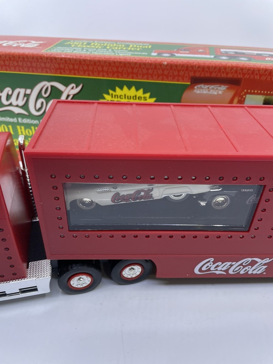 Coca-Cola 2001 Holiday Dual Classic Carrier Truck w/ 55 and 57
