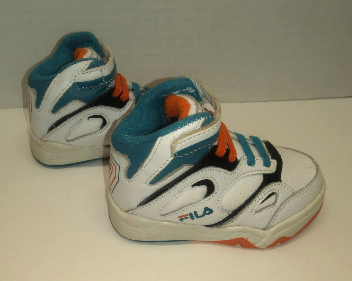 VINTAGE FILA KJ7 Kevin Johnson Suns Colorway NBA Shoes Baby Size 5 EUC
