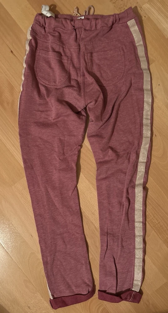 Jogginghose aus Italien, Größe 152, altrosa, verstellbarer Bund