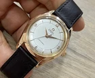 OMEGA SEAMASTER BIG LOGO 2975-1 AUTOMATIC Cal. 501 ROSE GOLD & STEEL RARE WATCH