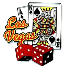 Las Vegas 7 and 21 Fridge Magnet