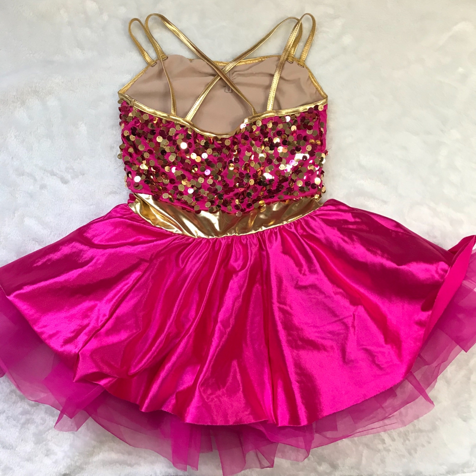 Weissman Sequined Tulle Dance Costume Girls Size … - image 7