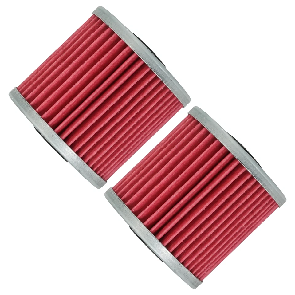 Pacote com 2 filtros de óleo para Kawasaki KLX650C KLX-650C KLX650R KLX-650R 1993-2001 - Imagem 4 de 4