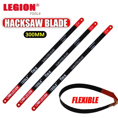 12" 300mm Hacksaw Blades Bi-metal Steel  18TPI Bendable Hand Saw Blades 6pc/pack
