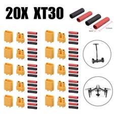 20X XT30 RC Male Female Battery Connector Plugs Socket Lipo Battery/Premium Plug