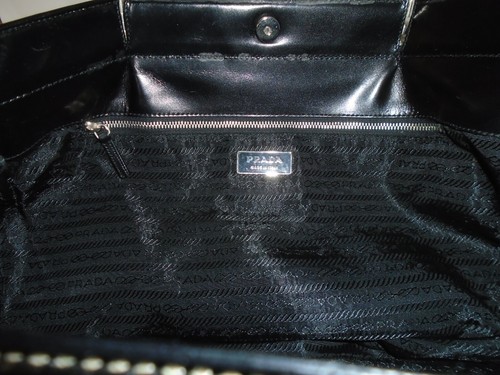 Authentic Prada Black Nylon & Leather Handbag - Picture 5 of 5