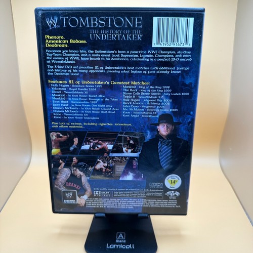 WWE WWF Tombstone The History of The Undertaker DVD 3 Disc Set - Picture 2 of 2