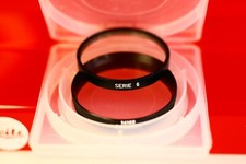 EXCELENT ORIGINAL LEICA SERIE VI UVA FILTER W/RETAINING RING PRISTINE GLASS