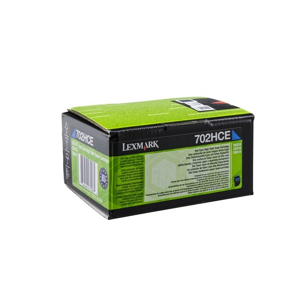 Original Lexmark 702HCE Cyan 70C2HCE 702HC 70C2HC0 Neu A-Ware-image