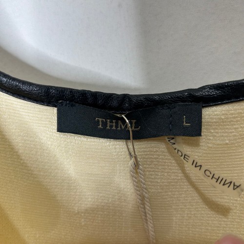 NUEVO CON ETIQUETAS THML Anthropologie Vestido Para Mujer Lg Crema/Marfil Tejido Acampanado Columpio Línea A - Imagen 10 de 12
