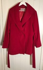 Kristen Blake Red Wool Coat Xl