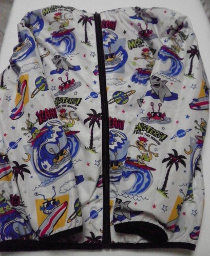 Boys Garanimals Reversible Hooded Jacket Surfing Shark by 365 kids Size 7 - Picture 3 of 4