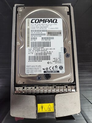 COMPAQ 3.5'' 18.2GB 10K RPM Hard Drive: BD018635C4 Wide Ultra 3 SCSI