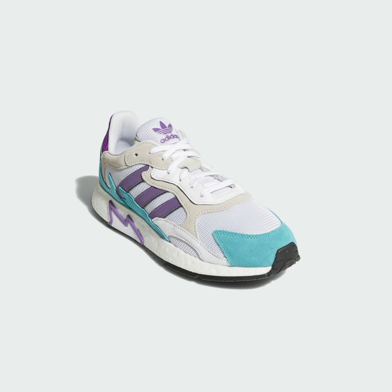 Adidas Tresc Running Shoes Boost Purple Teal 90's Charlotte Hornets EH1352
