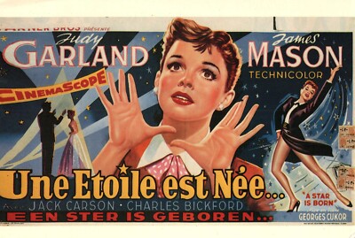 Judy Garland James Máson Une Etoile EST Née a Star Is Born French 1985 Postcard