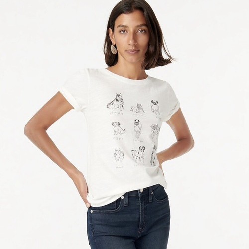 New J Crew Vintage Cotton Dogs of the 