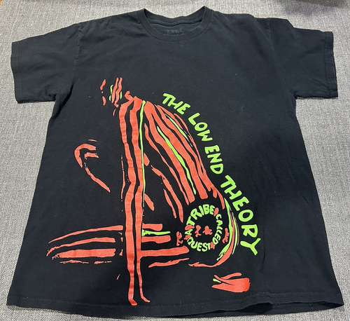 1990's A Tribe Called Quest "The Low End Theory" Album Promo Black Rap T-shirt M