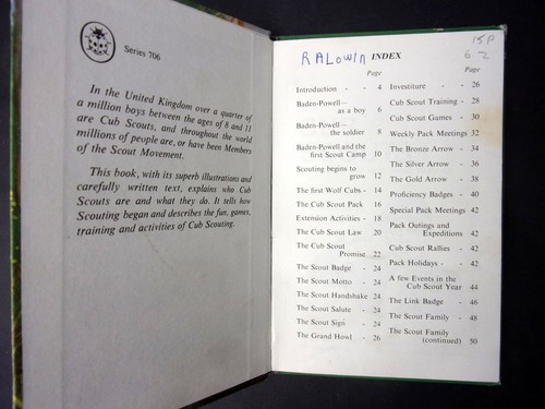 A Ladybird Book - Cub Scouts - series 706 - Picture 2 of 3
