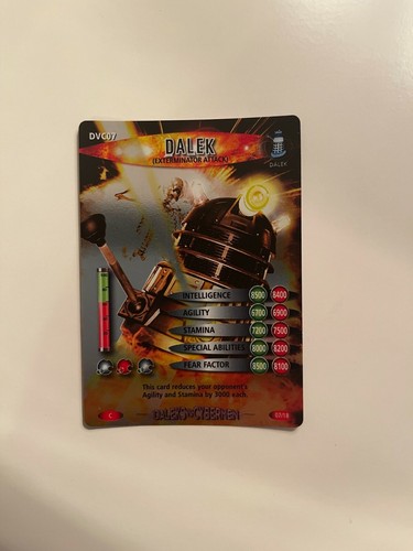 Dr Doctor Who Battles in Time Cards - DALEKS VS CYBERMEN Singles DVC01-DVC18 - Picture 8 of 24