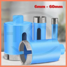 6-60mm M10 Diamond Hole Saw Core Drill Bit Dry Holesaw Cut Marble Granite Tile