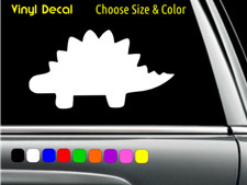 Stegosaurus Very Cute Dinosaur Decal Laptop Car Window Sticker CHOOSE SIZE COLOR