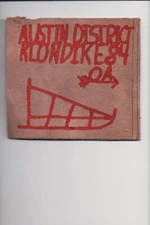 1984 Austin District Klondike leather patch