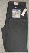 Chaps Men's Mitchell 40x32 Black Dress Pants NWT