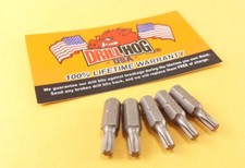 Drill Hog T-25 Torx Bit T-25 Star Bit T-25 X 1 Insert Lifetime Warranty 5 Pc