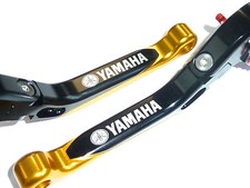 YAMAHA R1 2004-2008 BRAKE + CLUTCH FOLDING EXTENDING LEVERS TRACK LASER ENGRAVED