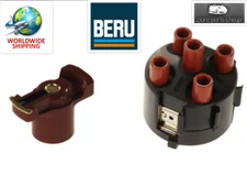 ORIGINAL BERU VERTEILERKAPPE VK355S + VERTEILERFINGER EVL085 AUDI SEAT VW