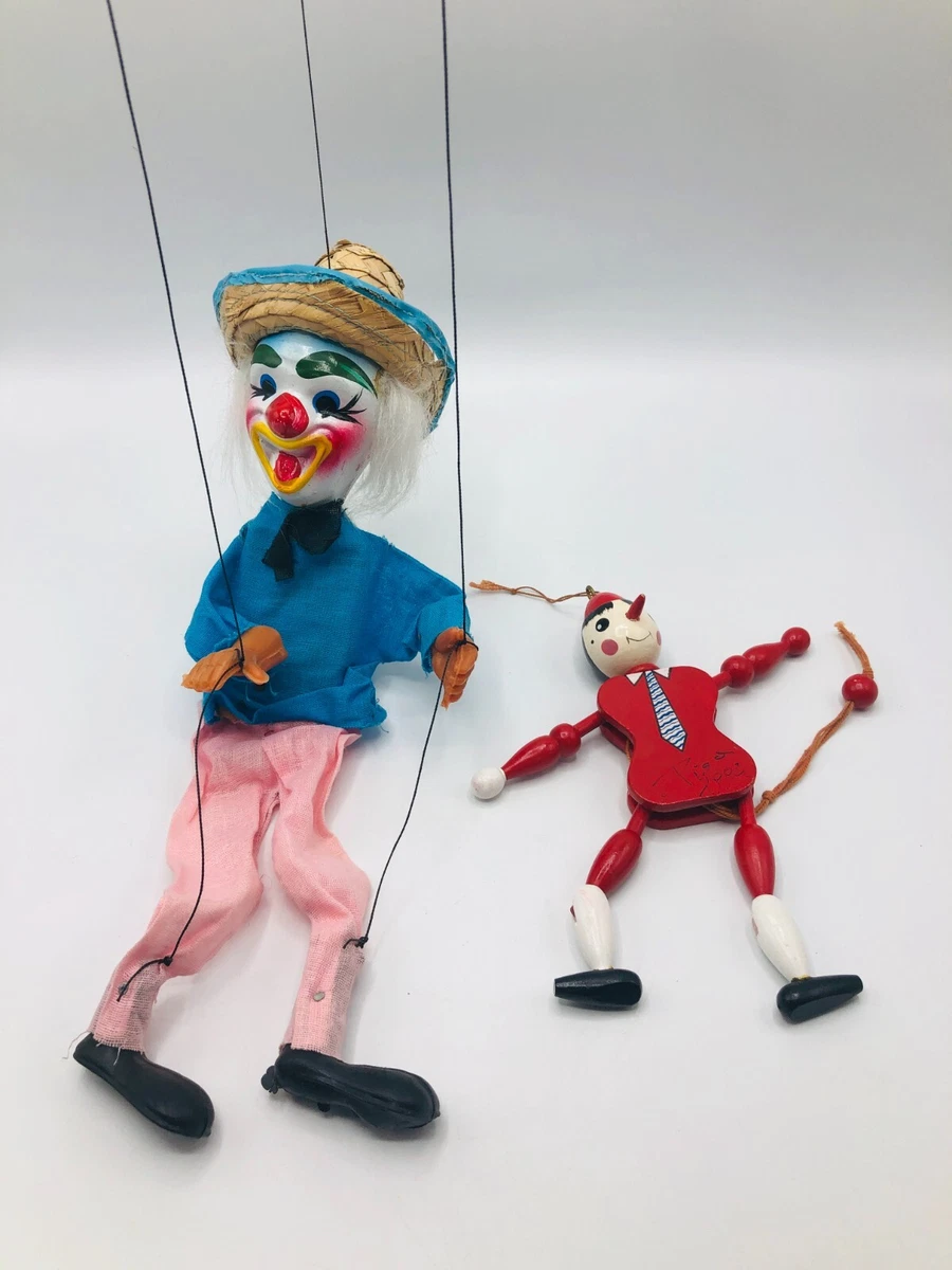 Wooden sales puppet doll